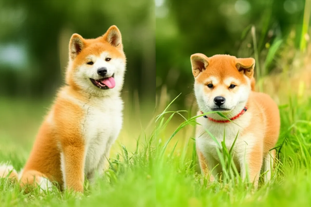 Akita Inu umaszczenie białe