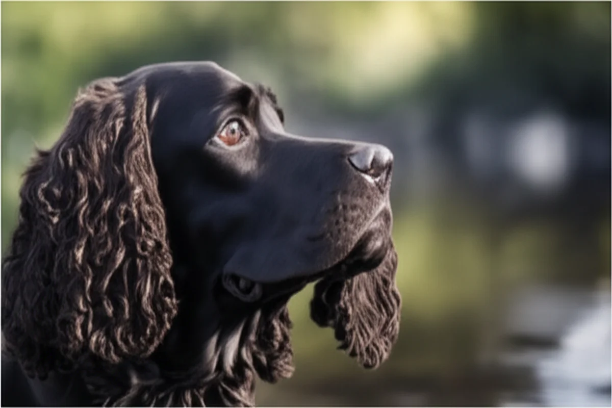 amerykański spaniel dowodny kręcona sierść